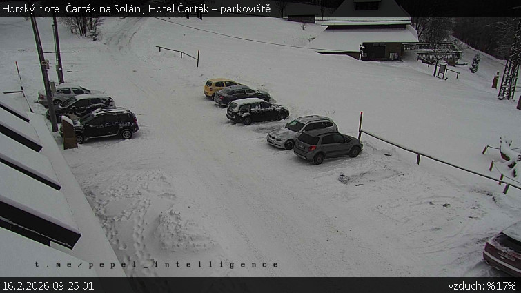 Horský hotel Čarták na Soláni - Hotel Čarták – parkoviště - 16.2.2026 v 09:25