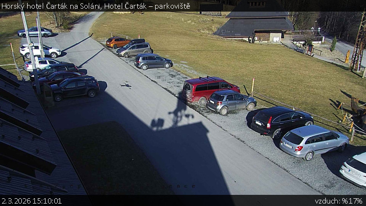 Horský hotel Čarták na Soláni - Hotel Čarták – parkoviště - 2.3.2026 v 15:10