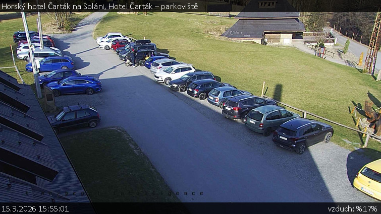 Horský hotel Čarták na Soláni - Hotel Čarták – parkoviště - 15.3.2026 v 15:55