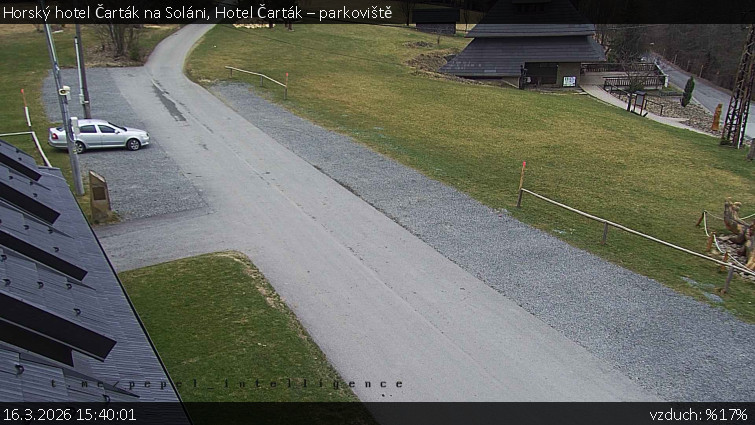 Horský hotel Čarták na Soláni - Hotel Čarták – parkoviště - 16.3.2026 v 15:40