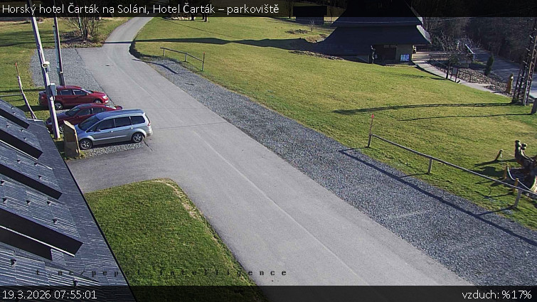 Horský hotel Čarták na Soláni - Hotel Čarták – parkoviště - 19.3.2026 v 07:55