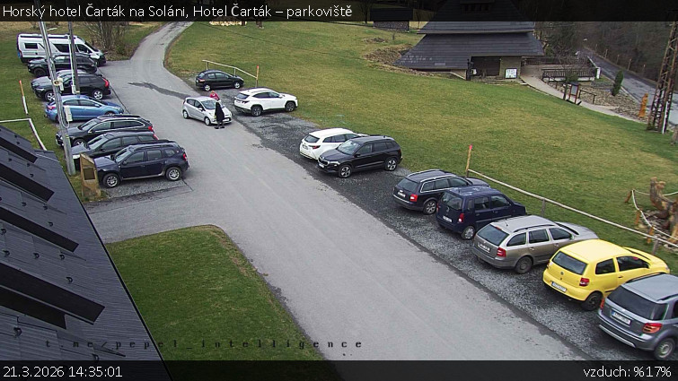 Horský hotel Čarták na Soláni - Hotel Čarták – parkoviště - 21.3.2026 v 14:35