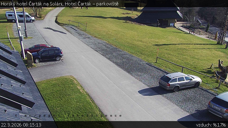Horský hotel Čarták na Soláni - Hotel Čarták – parkoviště - 22.3.2026 v 08:15