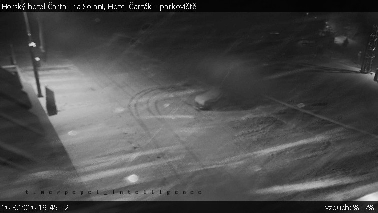 Horský hotel Čarták na Soláni - Hotel Čarták – parkoviště - 26.3.2026 v 19:45