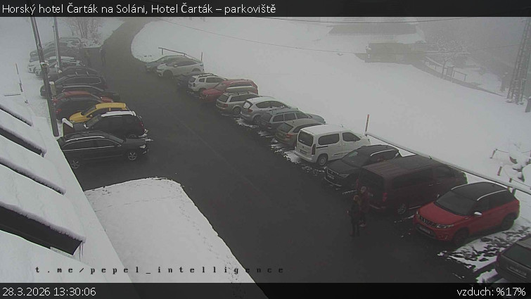 Horský hotel Čarták na Soláni - Hotel Čarták – parkoviště - 28.3.2026 v 13:30