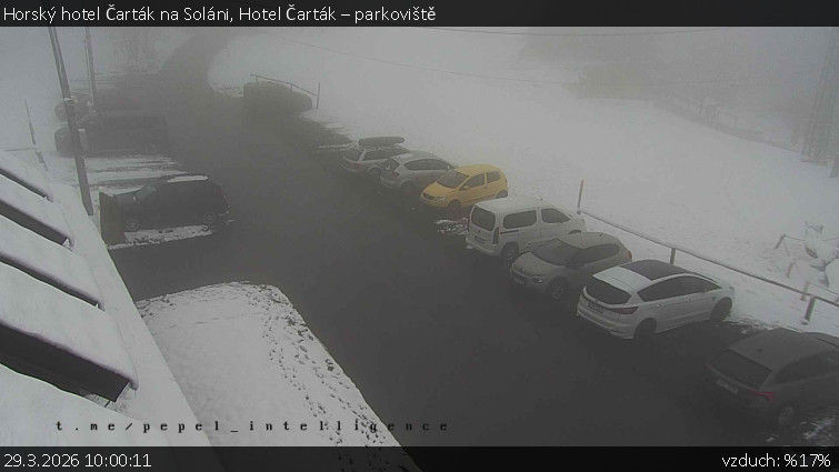 Horský hotel Čarták na Soláni - Hotel Čarták – parkoviště - 29.3.2026 v 10:00
