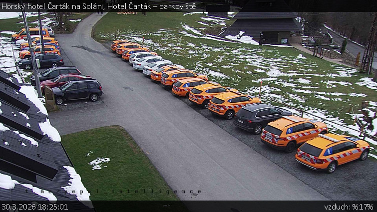Horský hotel Čarták na Soláni - Hotel Čarták – parkoviště - 30.3.2026 v 18:25