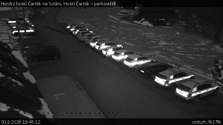 Horský hotel Čarták na Soláni - Hotel Čarták – parkoviště - 30.3.2026 v 19:45