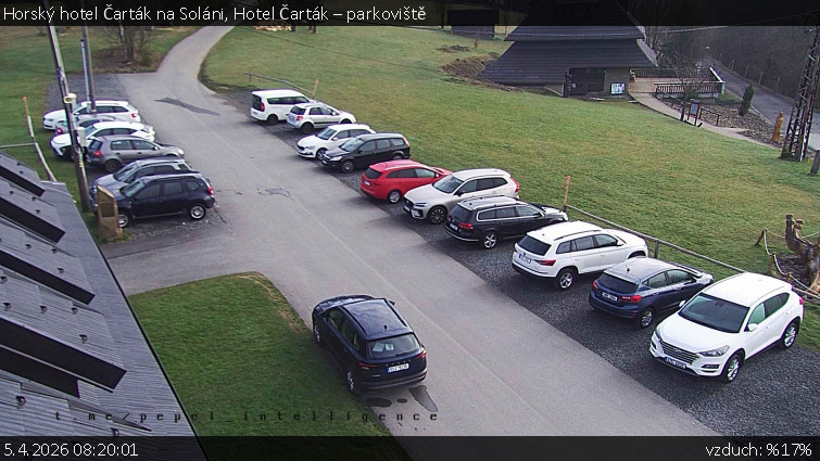 Horský hotel Čarták na Soláni - Hotel Čarták – parkoviště - 5.4.2026 v 08:20