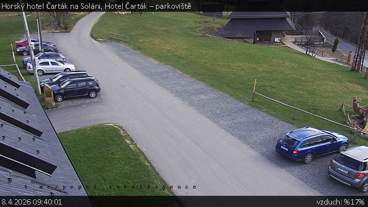 Horský hotel Čarták na Soláni - Hotel Čarták – parkoviště - 8.4.2026 v 09:40