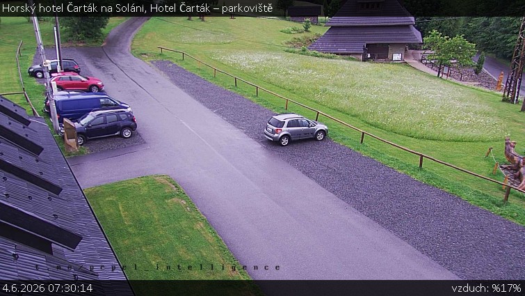 Horský hotel Čarták na Soláni - Hotel Čarták – parkoviště - 4.6.2026 v 07:30
