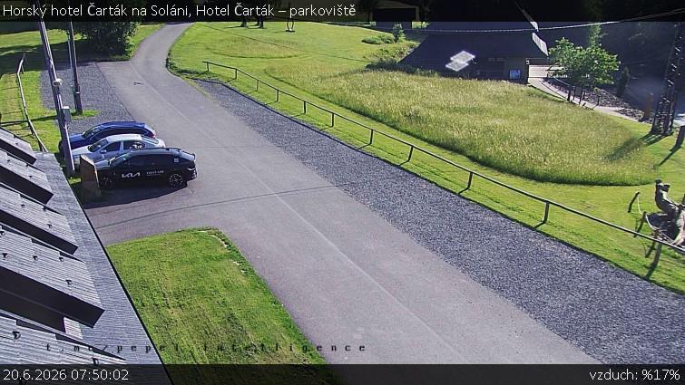 Horský hotel Čarták na Soláni - Hotel Čarták – parkoviště - 20.6.2026 v 07:50