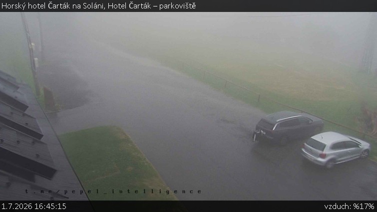 Horský hotel Čarták na Soláni - Hotel Čarták – parkoviště - 1.7.2026 v 16:45