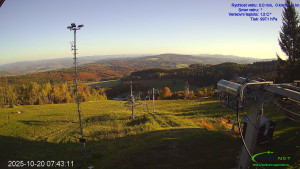 Lyžařský areál Mikulčin vrch - Sjezdovka Lopata - 20.10.2025 v 08:45