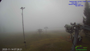 Lyžařský areál Mikulčin vrch - Sjezdovka Lopata - 14.11.2025 v 07:31 Lyžařský areál Mikulčin vrch - Sjezdovka Lopata - 14.11.2025 v 07:31