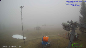 Lyžařský areál Mikulčin vrch - Sjezdovka Lopata - 14.12.2025 v 09:32 Lyžařský areál Mikulčin vrch - Sjezdovka Lopata - 14.12.2025 v 09:32