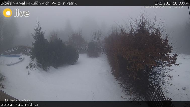 Lyžařský areál Mikulčin vrch - Penzion Patrik - 16.1.2026 v 10:30