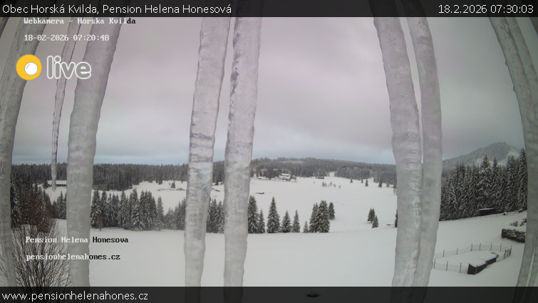 Obec Horská Kvilda - Pension Helena Honesová - 18.2.2026 v 07:30