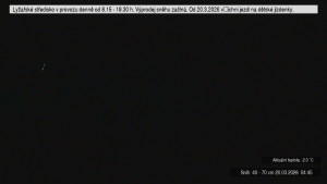 Lyžařské středisko Stupava - Sjezdovka - 20.3.2026 v 04:45