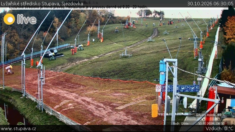 Stupava ski resort - Ski slope - 30.10.2026 v 06:30