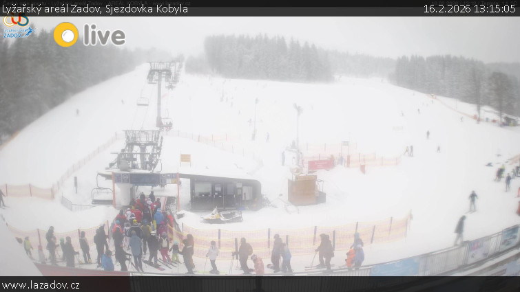 Lyžařský areál Zadov - Sjezdovka Kobyla - 16.2.2026 v 13:15