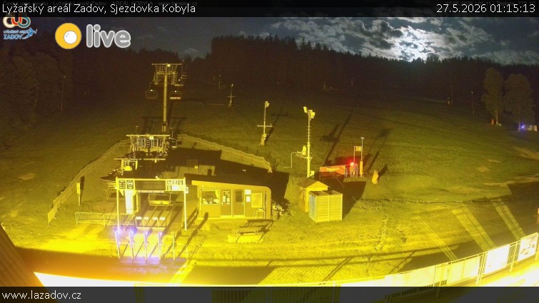 Lyžařský areál Zadov - Sjezdovka Kobyla - 27.5.2026 v 01:15