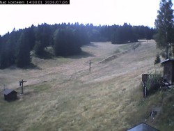 Above the church