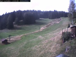 Above the church