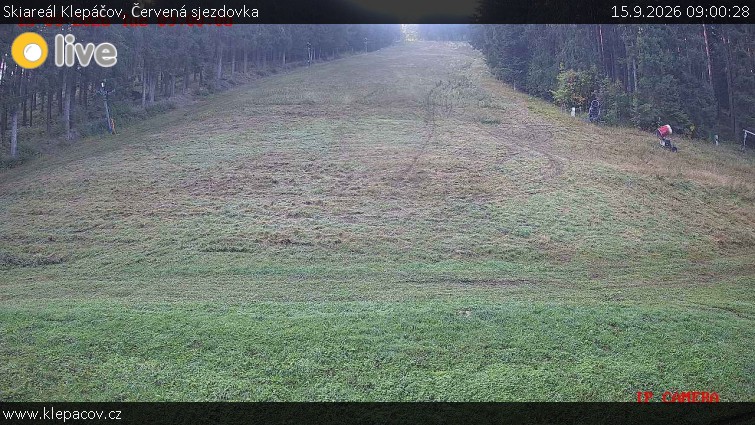 Ski Resort Klepáčov - Red ski slope - 15.9.2026 v 09:00