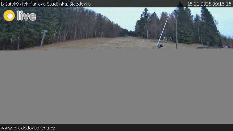 Lyžařský vlek Karlova Studánka - Sjezdovka - 15.11.2025 v 09:15