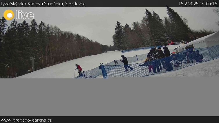 Lyžařský vlek Karlova Studánka - Sjezdovka - 16.2.2026 v 14:00