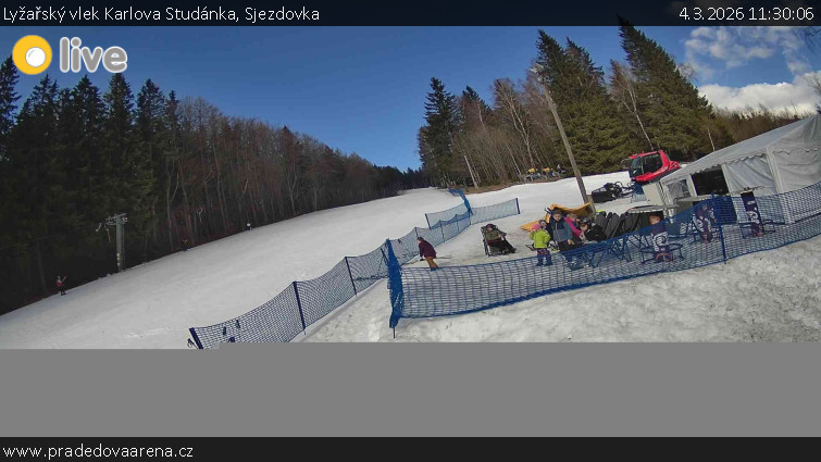 Lyžařský vlek Karlova Studánka - Sjezdovka - 4.3.2026 v 11:30