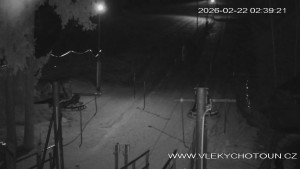 Ski areál Chotouň - Sjezdovka - 22.2.2026 v 02:45