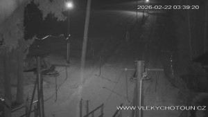 Ski areál Chotouň - Sjezdovka - 22.2.2026 v 03:45