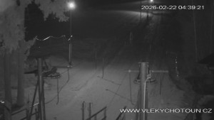Ski areál Chotouň - Sjezdovka - 22.2.2026 v 04:45