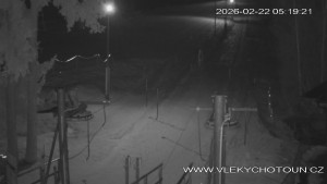 Ski areál Chotouň - Sjezdovka - 22.2.2026 v 05:30