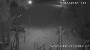 Ski areál Chotouň - Sjezdovka - 22.2.2026 v 06:30