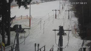 Ski areál Chotouň - Sjezdovka - 22.2.2026 v 07:45