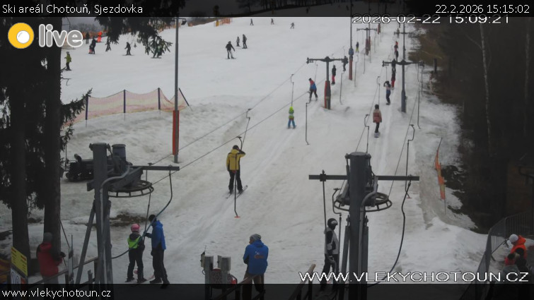 Ski areál Chotouň - Sjezdovka - 22.2.2026 v 15:15