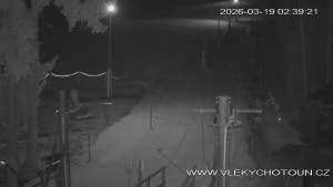 Ski areál Chotouň - Sjezdovka - 19.3.2026 v 02:45