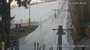 Ski areál Chotouň - Sjezdovka - 19.3.2026 v 06:45