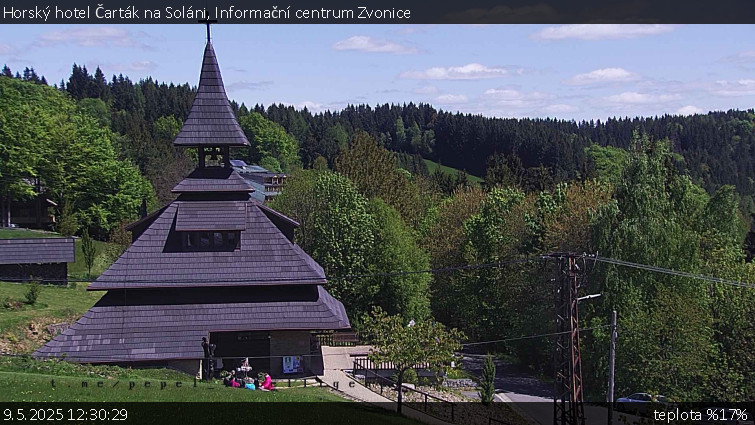 Horský hotel Čarták na Soláni - Informační centrum Zvonice - 9.5.2025 v 12:30 Horský hotel Čarták na Soláni - Informační centrum Zvonice - 9.5.2025 v 12:30