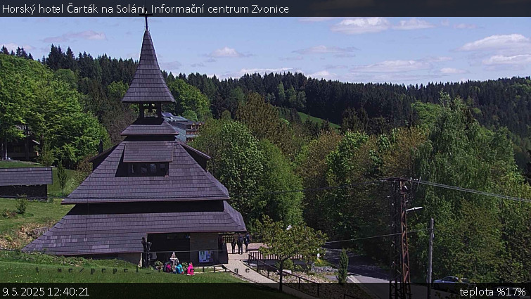 Horský hotel Čarták na Soláni - Informační centrum Zvonice - 9.5.2025 v 12:40 Horský hotel Čarták na Soláni - Informační centrum Zvonice - 9.5.2025 v 12:40