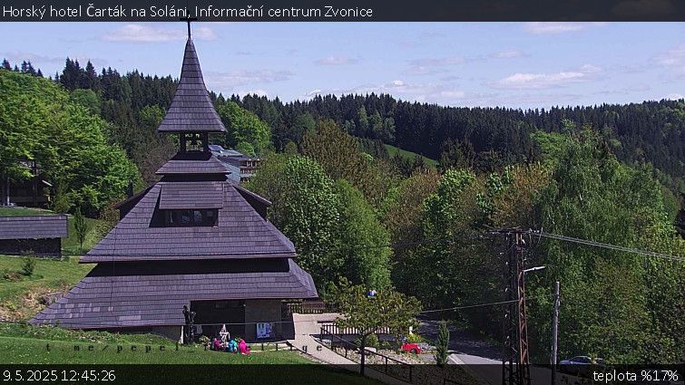 Horský hotel Čarták na Soláni - Informační centrum Zvonice - 9.5.2025 v 12:45 Horský hotel Čarták na Soláni - Informační centrum Zvonice - 9.5.2025 v 12:45