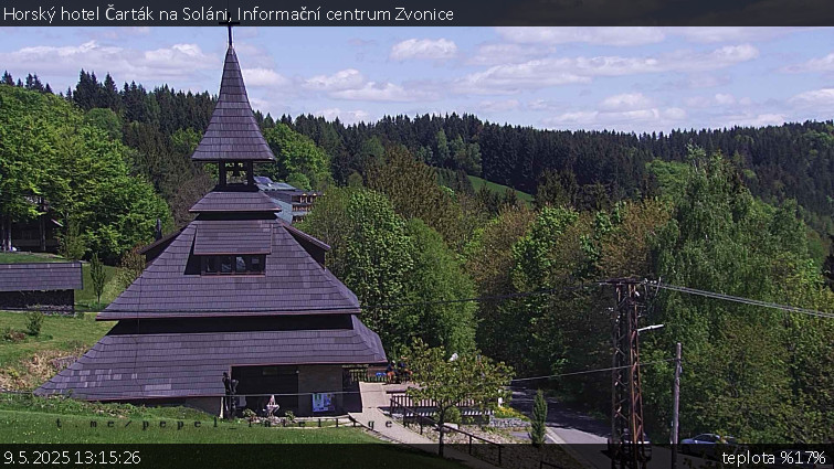Horský hotel Čarták na Soláni - Informační centrum Zvonice - 9.5.2025 v 13:15 Horský hotel Čarták na Soláni - Informační centrum Zvonice - 9.5.2025 v 13:15