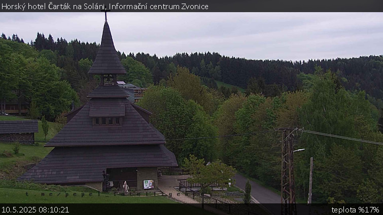 Horský hotel Čarták na Soláni - Informační centrum Zvonice - 10.5.2025 v 08:10 Horský hotel Čarták na Soláni - Informační centrum Zvonice - 10.5.2025 v 08:10