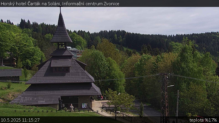 Horský hotel Čarták na Soláni - Informační centrum Zvonice - 10.5.2025 v 11:15 Horský hotel Čarták na Soláni - Informační centrum Zvonice - 10.5.2025 v 11:15