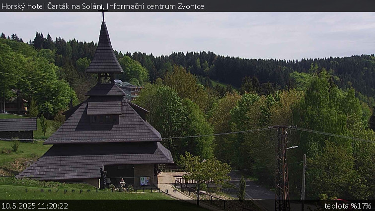 Horský hotel Čarták na Soláni - Informační centrum Zvonice - 10.5.2025 v 11:20 Horský hotel Čarták na Soláni - Informační centrum Zvonice - 10.5.2025 v 11:20