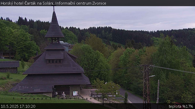 Horský hotel Čarták na Soláni - Informační centrum Zvonice - 10.5.2025 v 17:10 Horský hotel Čarták na Soláni - Informační centrum Zvonice - 10.5.2025 v 17:10