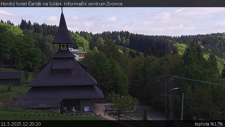 Horský hotel Čarták na Soláni - Informační centrum Zvonice - 11.5.2025 v 12:20 Horský hotel Čarták na Soláni - Informační centrum Zvonice - 11.5.2025 v 12:20